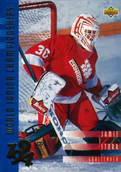 #538 Jamie Storr - Canada - 1993-94 Upper Deck Hockey