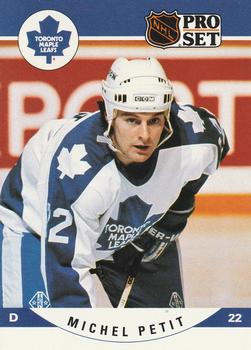 #539 Michel Petit - Toronto Maple Leafs - 1990-91 Pro Set Hockey