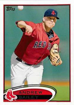 #539 Andrew Bailey - Boston Red Sox - 2012 Topps Baseball