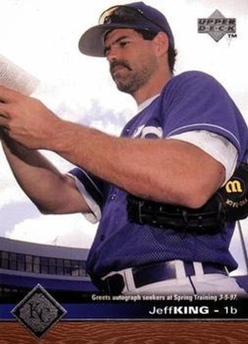 #539 Jeff King - Kansas City Royals - 1997 Upper Deck Baseball