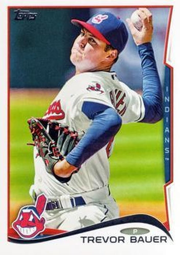 #539 Trevor Bauer - Cleveland Indians - 2014 Topps Baseball
