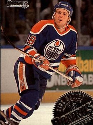 #53 Kirk Maltby - Edmonton Oilers - 1994-95 Donruss Hockey