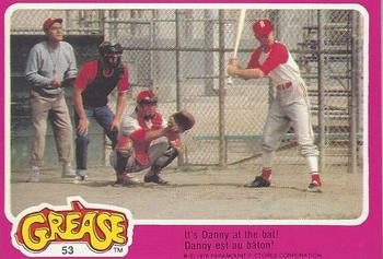 #53 It's Danny at the Bat! - 1978 O-Pee-Chee Grease
