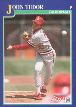 #53 John Tudor - St. Louis Cardinals - 1991 Score Baseball
