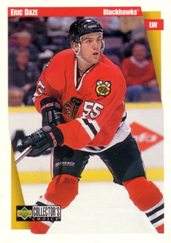 #53 Eric Daze - Chicago Blackhawks - 1997-98 Collector's Choice Hockey