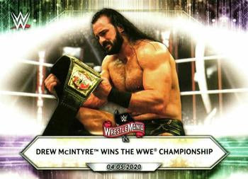 #53 Drew McIntyre Wins the WWE Championship - 2021 Topps WWE Wrestling
