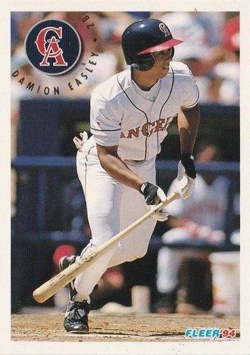 #53 Damion Easley - California Angels - 1994 Fleer Baseball