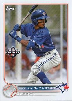 #PD-53 Rikelbin De Castro - FCL Blue Jays - 2022 Topps Pro Debut Baseball