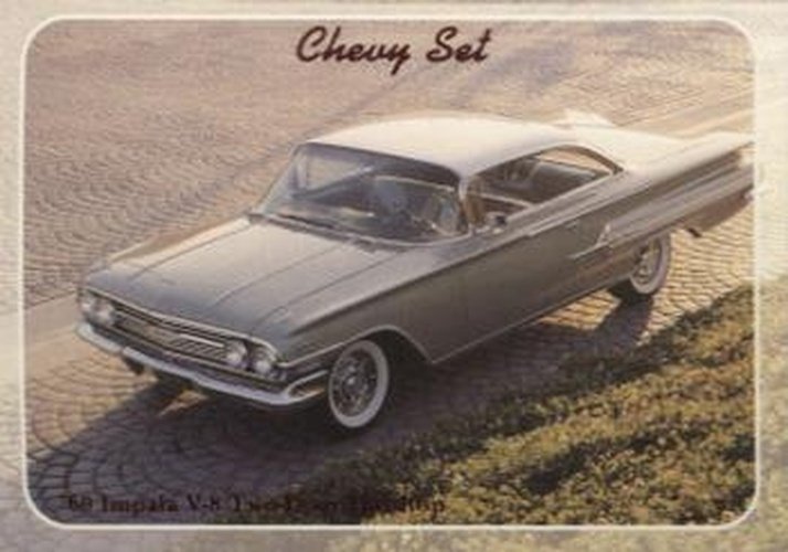 #53 60 Impala V-8 Two-Door Hardtop - 1992 Collect-A-Card Chevy