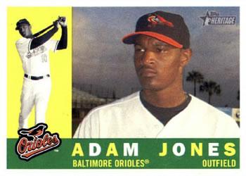 #53 Adam Jones - Baltimore Orioles - 2009 Topps Heritage Baseball