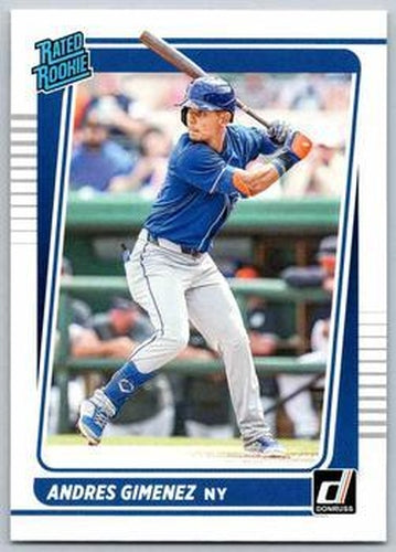 #53 Andres Gimenez - New York Mets - 2021 Donruss Baseball