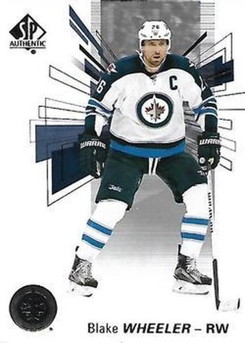 #53 Blake Wheeler - Winnipeg Jets - 2016-17 SP Authentic Hockey
