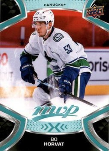 #53 Bo Horvat - Vancouver Canucks - 2021-22 Upper Deck MVP Hockey