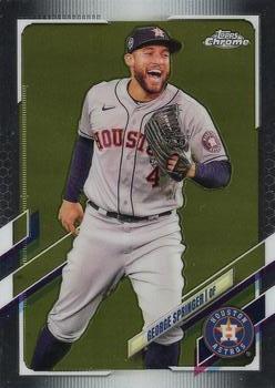#53 George Springer - Houston Astros - 2021 Topps Chrome Baseball