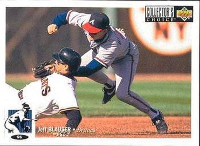 #53 Jeff Blauser - Atlanta Braves - 1994 Collector's Choice Baseball