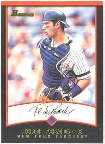 #53 Jorge Posada - New York Yankees - 2001 Bowman Baseball