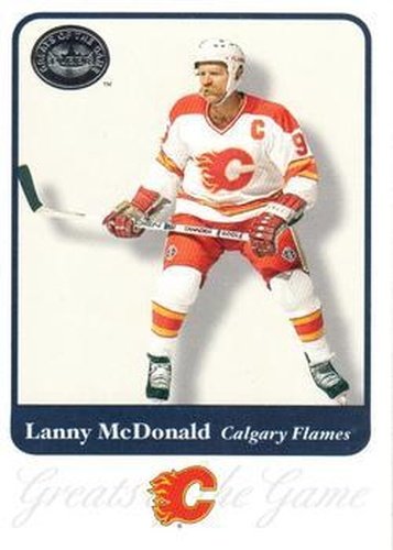 #53 Lanny McDonald - Calgary Flames - 2001-02 Fleer Greats of the Game Hockey