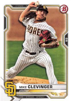 #53 Mike Clevinger - San Diego Padres - 2021 Bowman Baseball