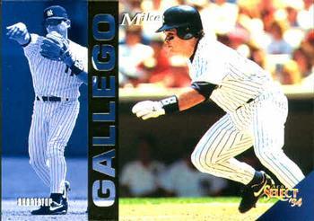#53 Mike Gallego - New York Yankees - 1994 Select Baseball