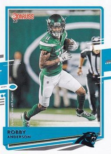 #53 Robby Anderson - Carolina Panthers - 2020 Donruss Football