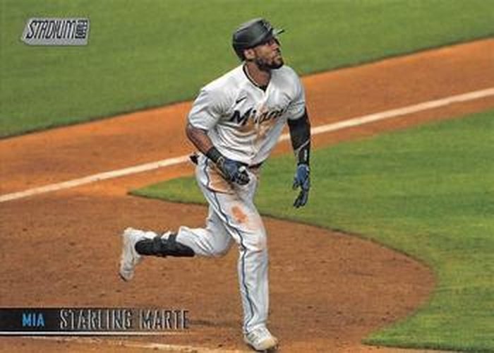 #53 Starling Marte - Miami Marlins - 2021 Stadium Club Baseball