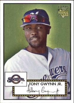 #53 Tony Gwynn Jr. - Milwaukee Brewers - 2006 Topps 1952 Edition Baseball