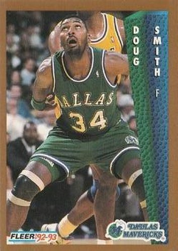 #53 Doug Smith - Dallas Mavericks - 1992-93 Fleer Basketball