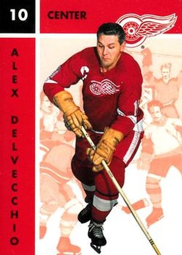 #53 Alex Delvecchio - Detroit Red Wings - 1995-96 Parkhurst 1966-67 Hockey