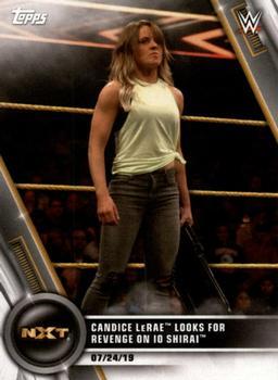 #53 Candice LeRae Looks for Revenge on Io Shirai - 2020 Topps WWE Women's Division Wrestling