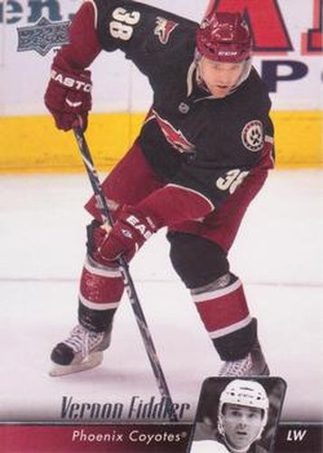 #53 Vernon Fiddler - Phoenix Coyotes - 2010-11 Upper Deck Hockey