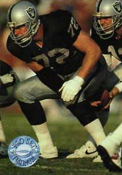 #53 Don Mosebar - Los Angeles Raiders - 1991 Pro Set Platinum Football