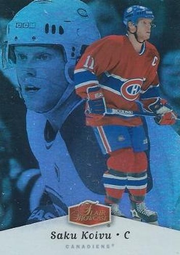 #53 Saku Koivu - Montreal Canadiens - 2006-07 Flair Showcase Hockey