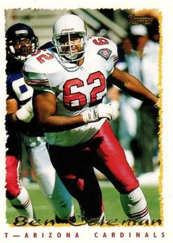 #53 Ben Coleman - Arizona Cardinals - 1995 Topps Football