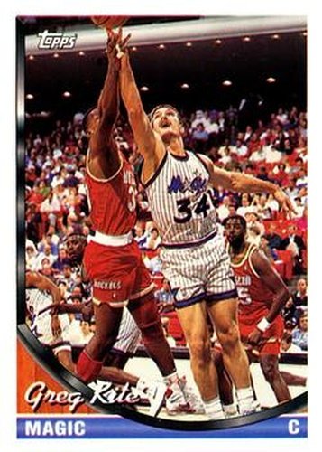 #53 Greg Kite - Orlando Magic - 1993-94 Topps Basketball