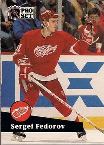#53 Sergei Fedorov - 1991-92 Pro Set Hockey