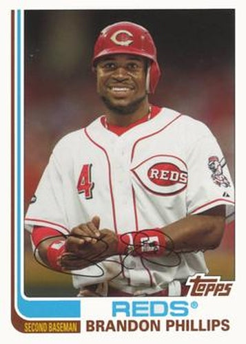 #53 Brandon Phillips - Cincinnati Reds - 2013 Topps Archives Baseball