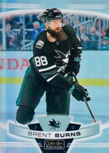 #53b Brent Burns - San Jose Sharks - 2019-20 O-Pee-Chee Platinum Hockey