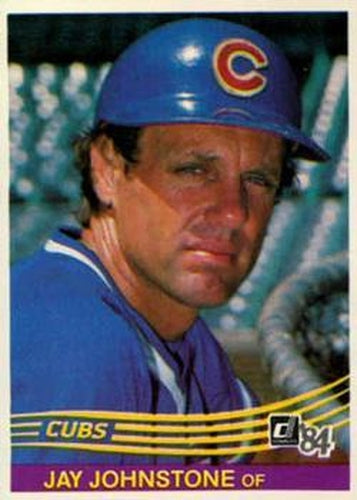 #540 Jay Johnstone - Chicago Cubs - 1984 Donruss Baseball