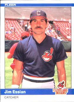 #540 Jim Essian - Cleveland Indians - 1984 Fleer Baseball