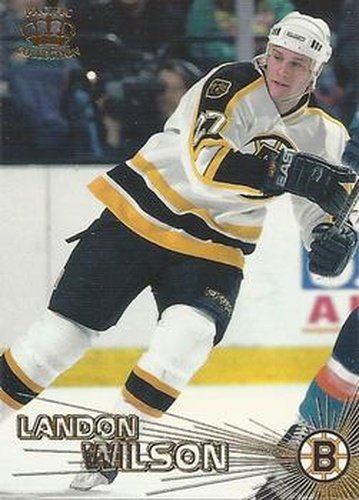 #105 Landon Wilson - Boston Bruins - 1997-98 Pacific Crown Hockey