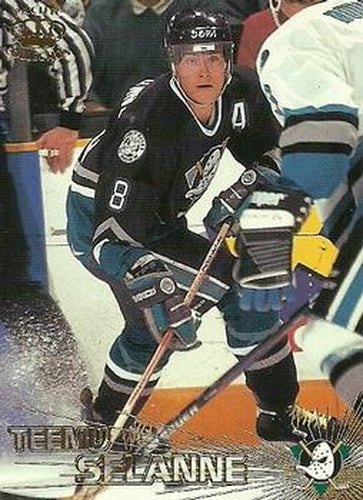 #8 Teemu Selanne - Anaheim Mighty Ducks - 1997-98 Pacific Crown Hockey