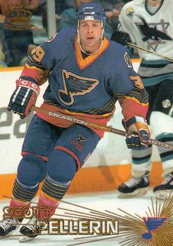 #95 Scott Pellerin - St. Louis Blues - 1997-98 Pacific Crown Hockey