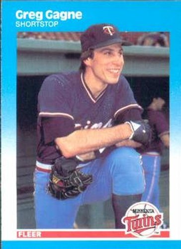 #541 Greg Gagne - Minnesota Twins - 1987 Fleer Baseball