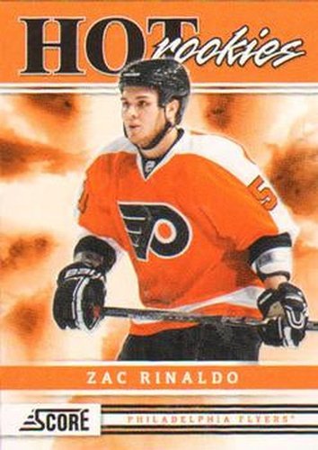 #541 Zac Rinaldo - Philadelphia Flyers - 2011-12 Score Hockey