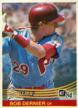 #541 Bob Dernier - Philadelphia Phillies - 1984 Donruss Baseball