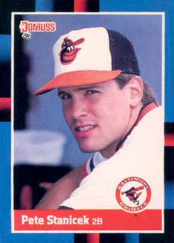 #541 Pete Stanicek - Baltimore Orioles - 1988 Donruss Baseball