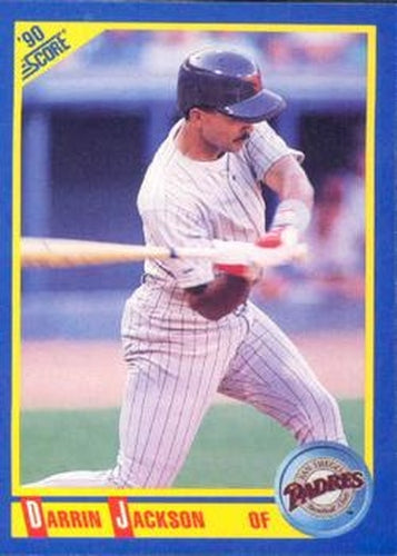 #541 Darrin Jackson - San Diego Padres - 1990 Score Baseball