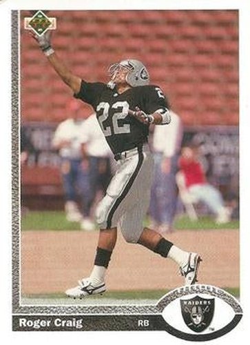 #542 Roger Craig - Los Angeles Raiders - 1991 Upper Deck Football