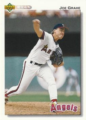 #542 Joe Grahe - California Angels - 1992 Upper Deck Baseball