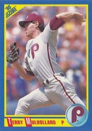 #542 Terry Mulholland - Philadelphia Phillies - 1990 Score Baseball